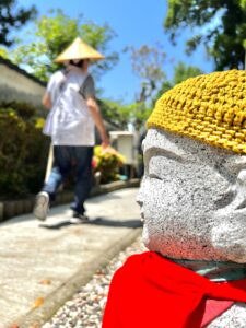 収録時の３２番禅師峰寺さまでの風景